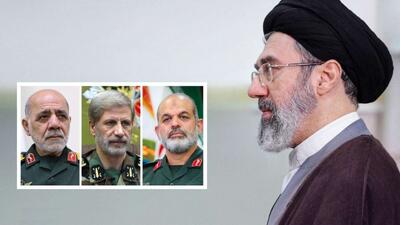  دیدار فرماندهان ارشد نیروهای مسلح ایران با آیت الله سیدمجتبی خامنه ای رهبر این کشور