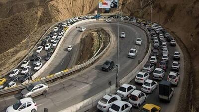  محدودیت تردد در جاده چالوس و آزادراه تهران–شمال از ساعت ۱۶ امروز