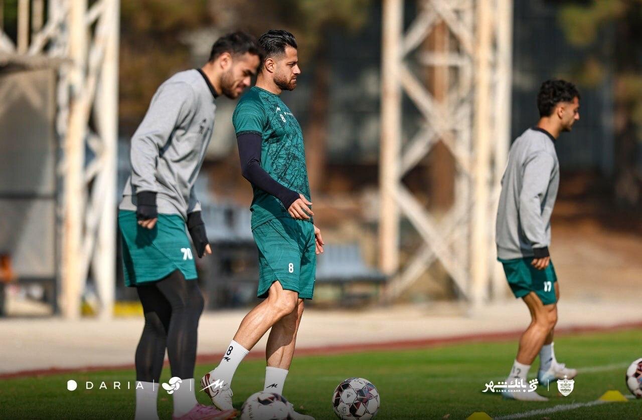 تصاویر آخرین تمرین پرسپولیس پیش از دربی ۱۰۶