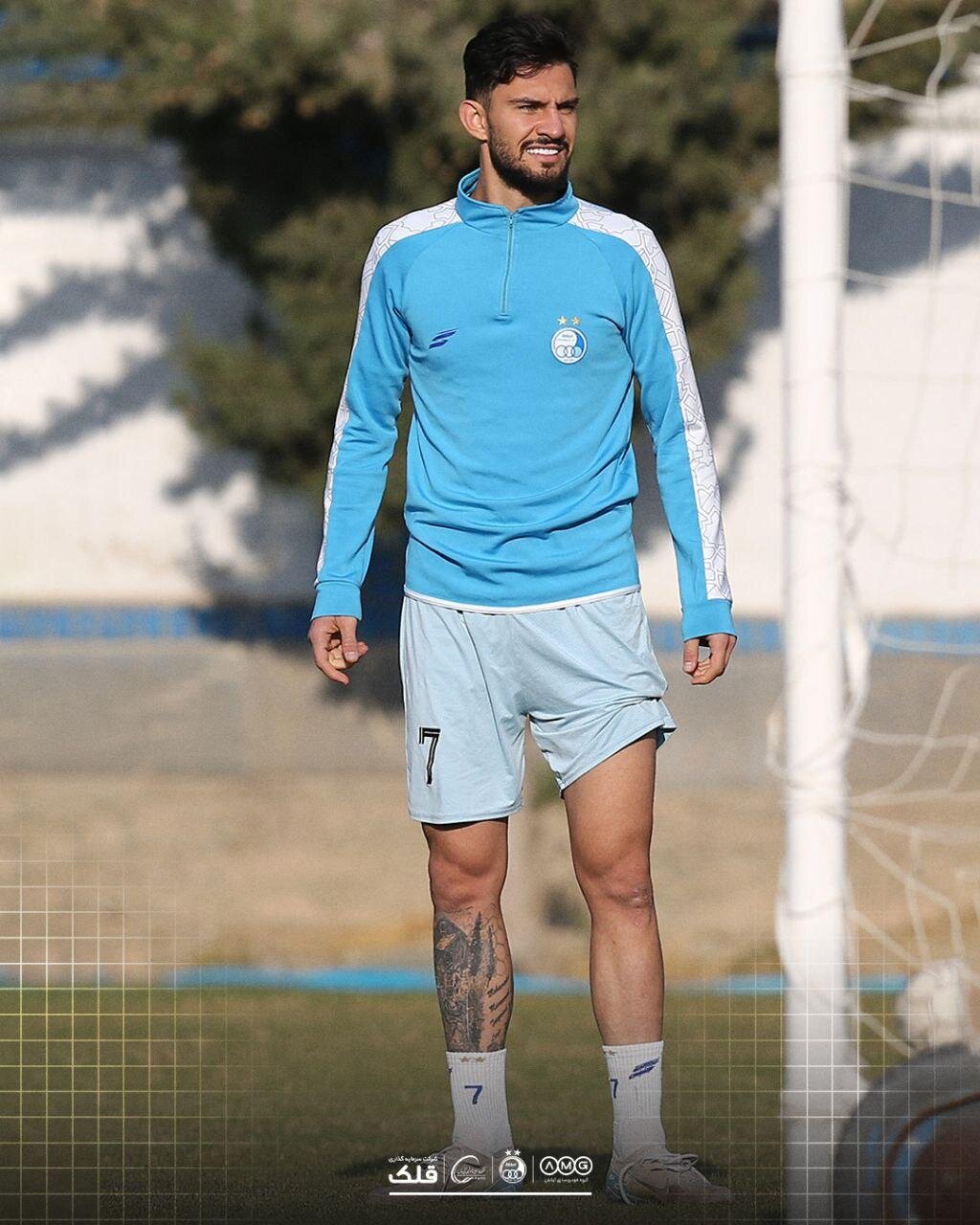 تمرین تیم فوتبال استقلال پیش از دربی ۱۰۶