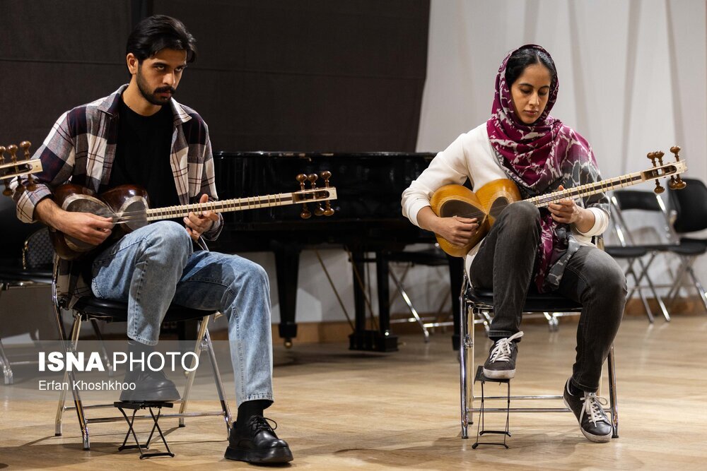 تمرین ارکستر سازهای ایرانی