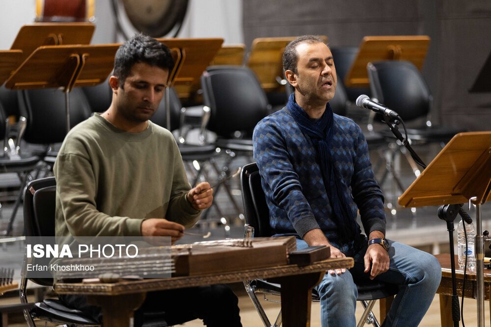 تمرین ارکستر سازهای ایرانی