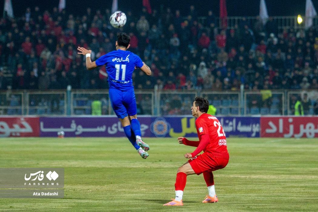 قاب‌هایی از دیدار روز گذشته تراکتور و استقلال خوزستان