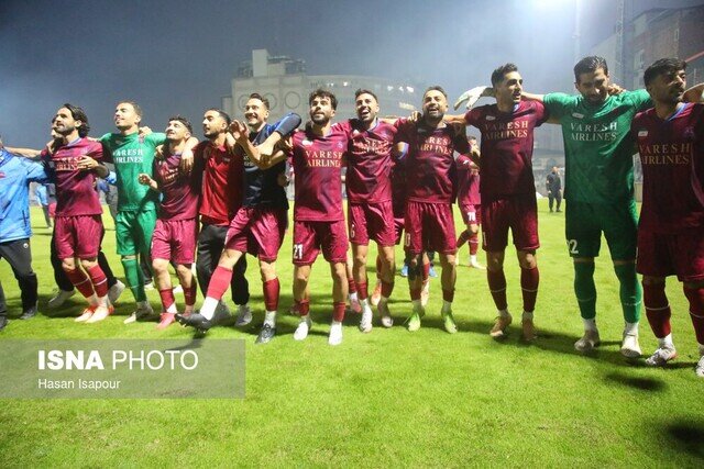 قهرمانی زودهنگام نساجی مازندران در نیم فصل لیگ یک