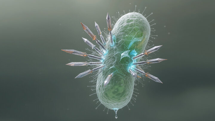چارچوبهای آلی فلزی با «خنجرهای مولکولی» باکتریها را سوراخ میکنند