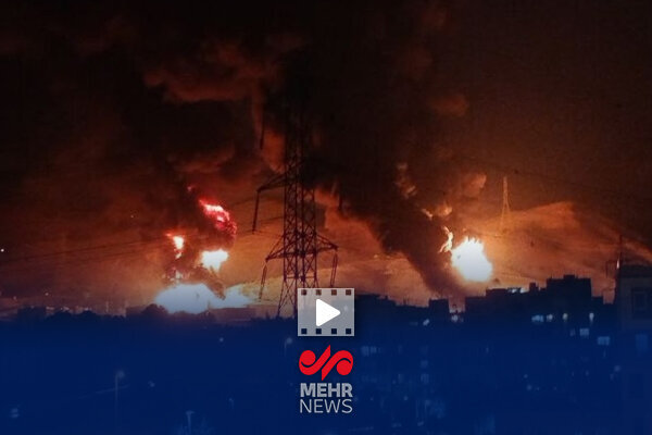روایتی از لحظه حمله رژیم صهیونیستی به انبار نفت شمالغرب تهران