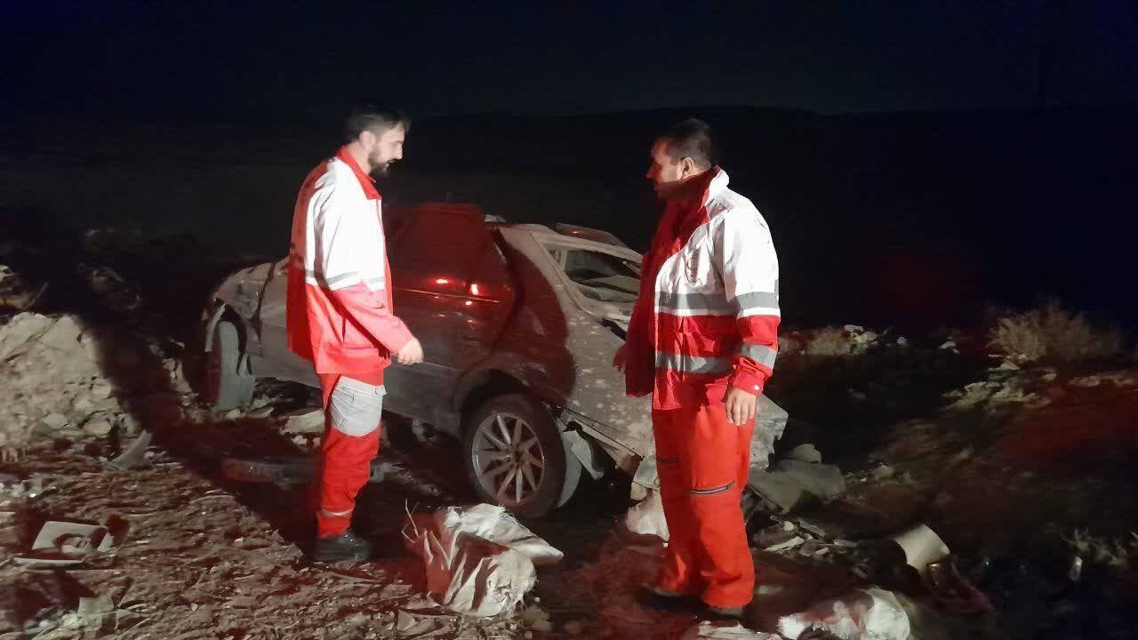 دو کشته بر اثر واژگونی خودرو در کمربندی جنوبی سمیرم