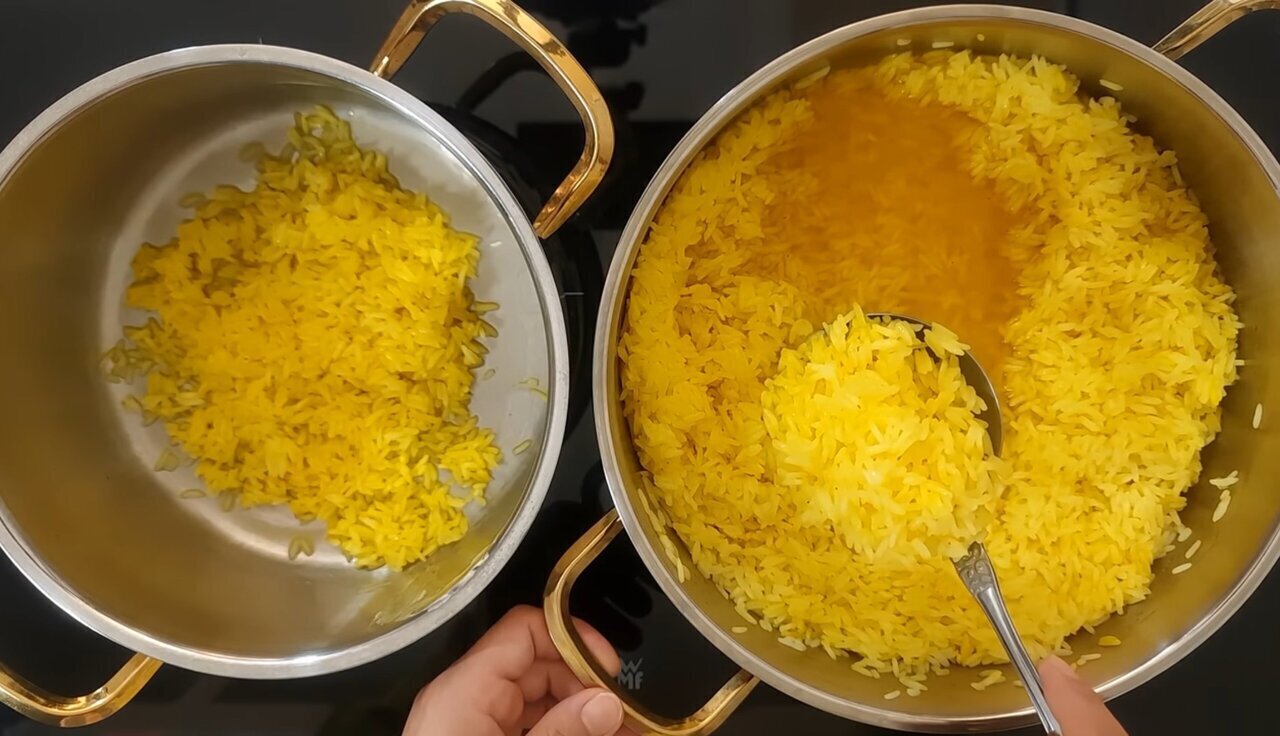شکرپلوی شیرازی؛ عطرِ طلایی زعفران در شب یلدا