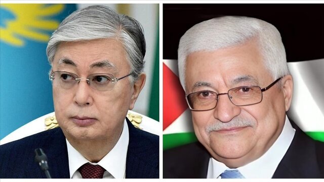 رایزنی محمود عباس و رئیسجمهور قزاقستان درباره تحولات فلسطین