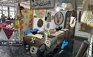 گشایش نمایشگاه جشنواره ملی نمد+تصاویر
