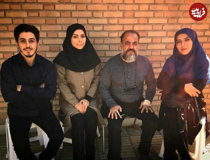 چهره‌ها/ لیلا اوتادی کنار جواد افشار در پشت‌صحنه «گاندو»