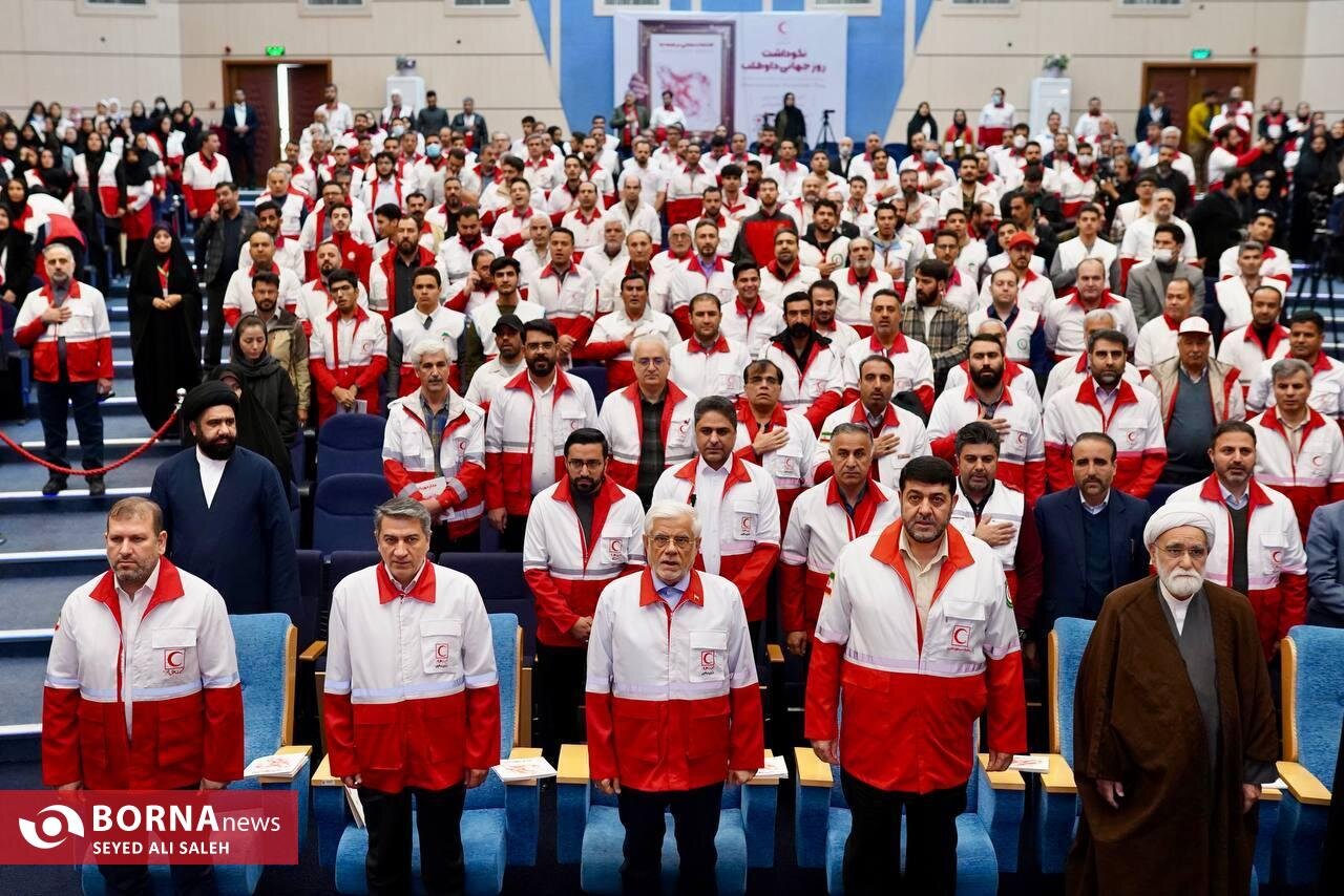عکس/نکوداشت روز جهانی داوطلب هلال احمر