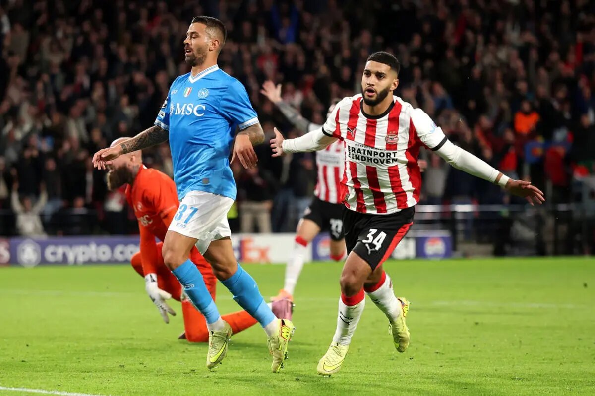 ویدیو: گل اول آیندهوون به اتلتیکو مادرید توسط گوس تیل