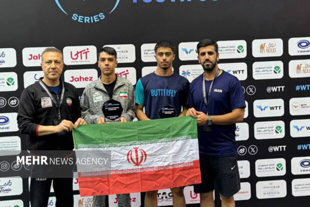 قهرمانی یزدانبخش در رقابتهای تنیس روی میز کانتندر عربستان