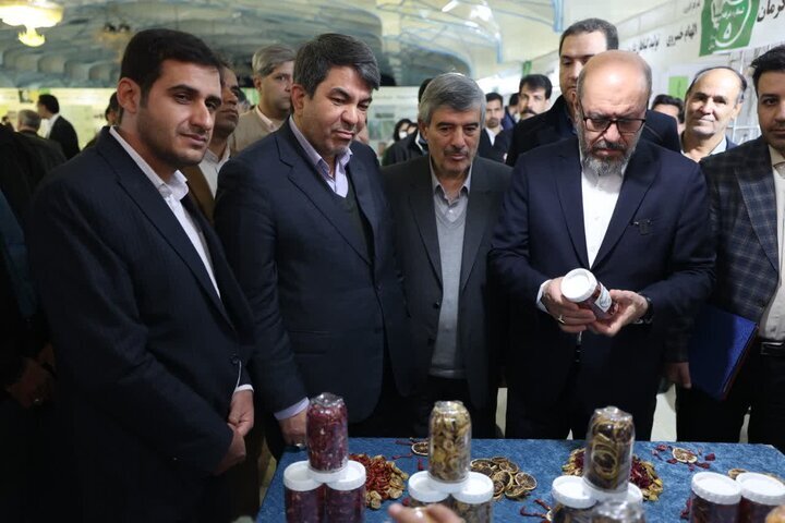 بازدید رئیس بنیاد مستضعفان ازدستاوردهای کارآفرینان بنیاد علوی در کرمان