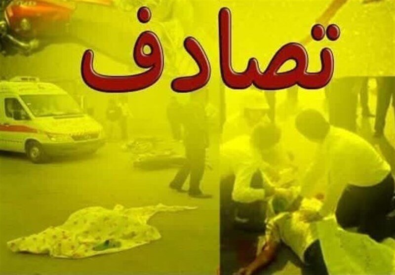 واژگونی پژو ۴۰۵ در جهرم با سه کشته و ۱۳ مصدوم + فیلم