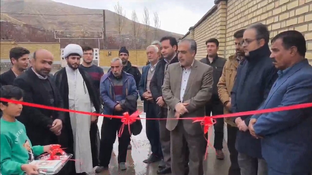 افتتاح دو فضای ورزشی دانش‌آموزی در عجب‌شیر