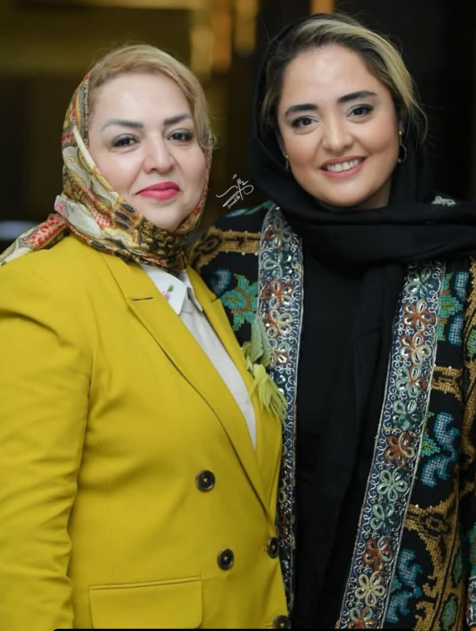 قاب احساسی نرگس محمدی در روز مادر