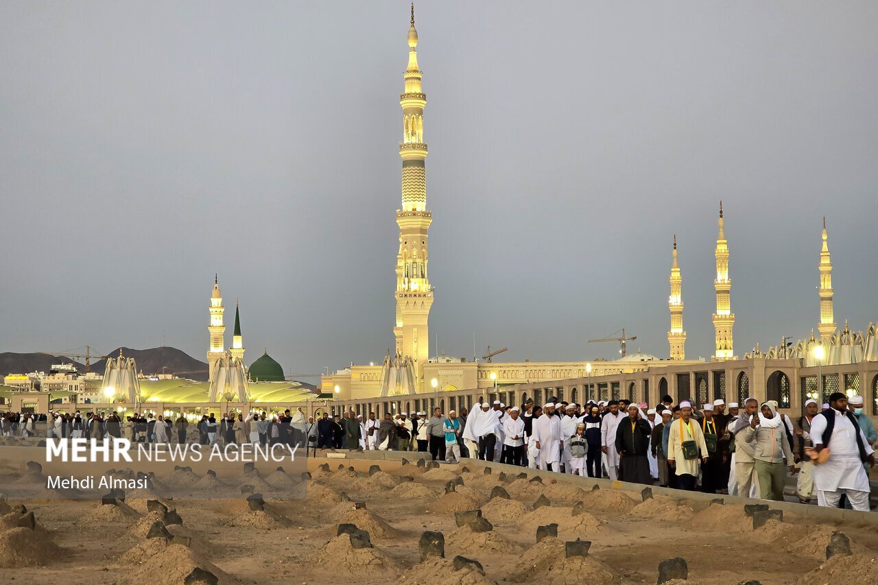 عکس/ مسجد النبی(ص) در آستانه ولادت حضرت زهرا (س)