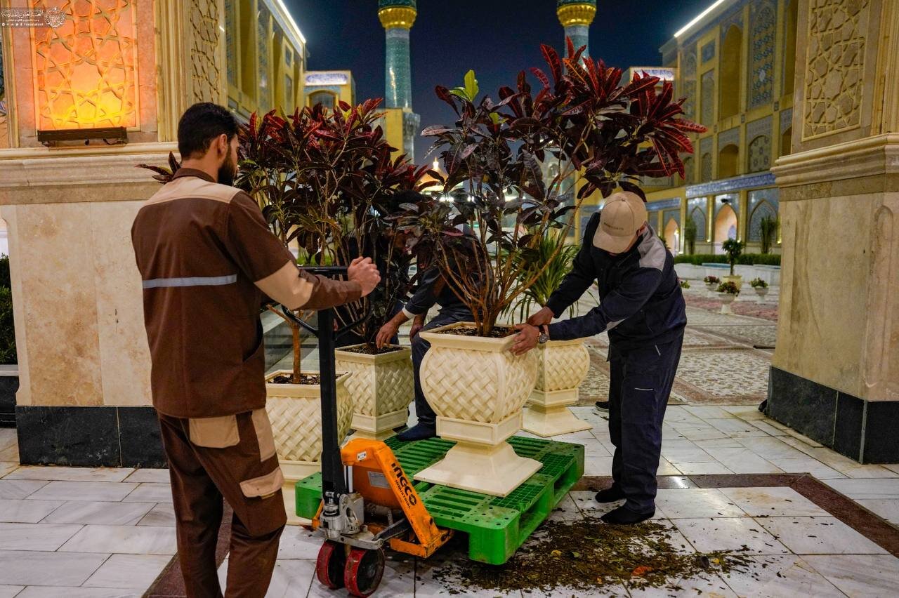 مراحل پایانی آماده‌سازی برگزاری جشن تکلیف در حرم مطهر علوی