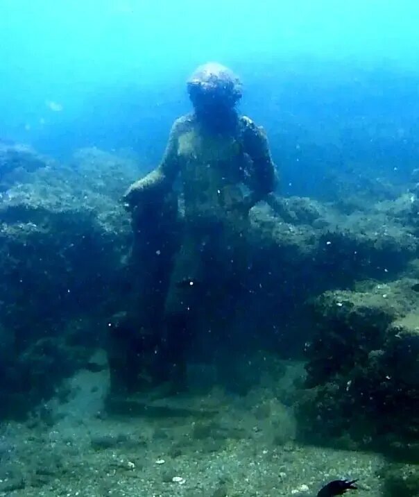 این شهرهای باستانی در دریای مدیترانه غرق شده‌اند | عکس