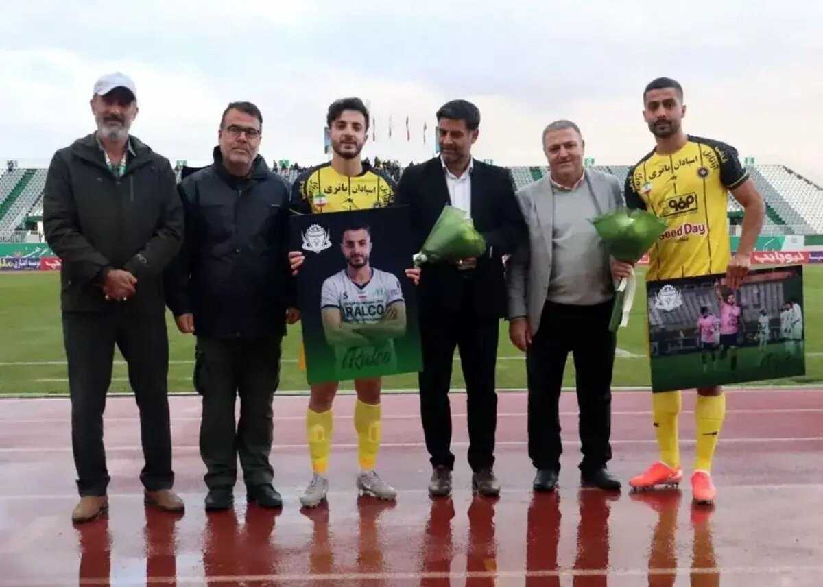 تقدیر آلومینیوم از دو بازیکن پیش از تقابل با سپاهان