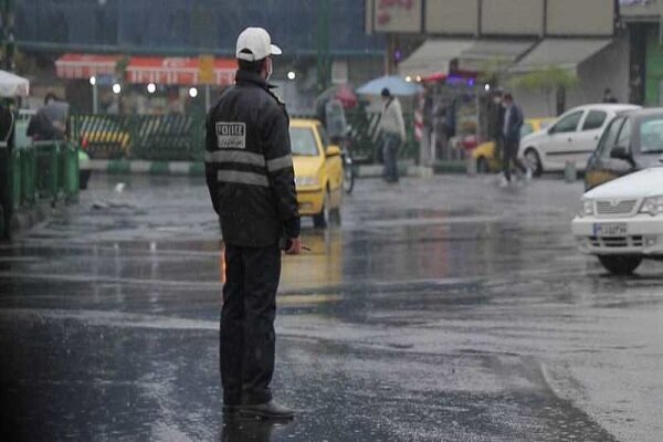 لغزندگی معابر تهران بهدلیل بارش باران