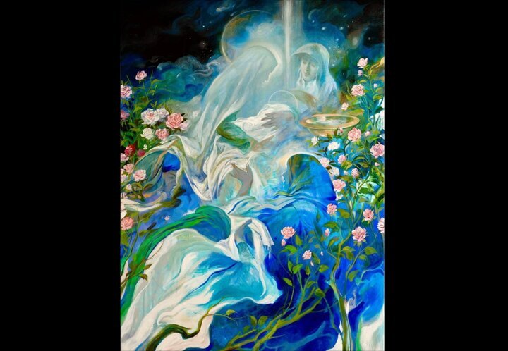 نقاشی جدید حسن روحالامین برای روز مادر منتشر شد