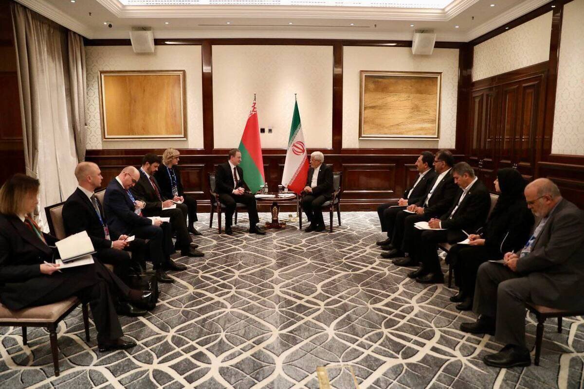 عارف: ایران برای توسعه روابط با بلاروس هیچ محدودیتی ندارد