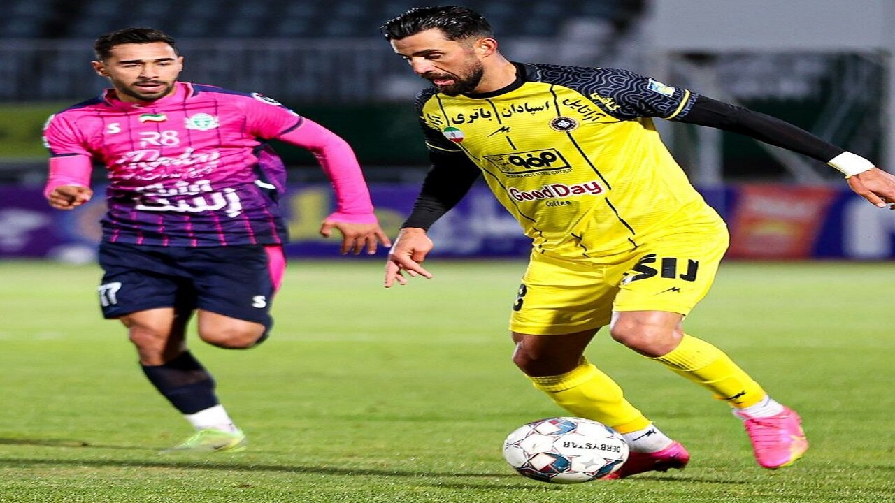 آلومینیوم اراک ۱ - ۰ سپاهان/ زردپوشان به صدر جدول بازگشتند + فیلم