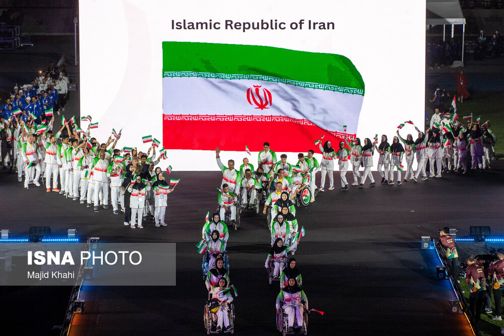 عکس/ مراسم افتتاحیه پنجمین دوره بازیهای پاراآسیایی جوانان