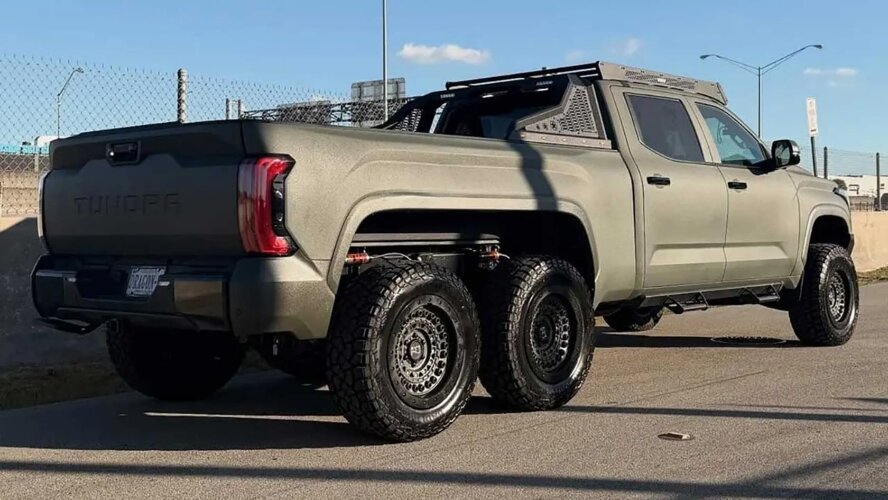 تویوتا تاندرا 6x6، هیولای شش‌چرخ رام‌نشدنی!
