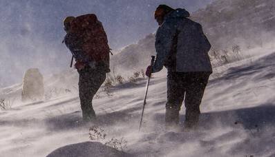 کولاک و بهمن و خطر سرمازدگی در مناطق کوهستانی