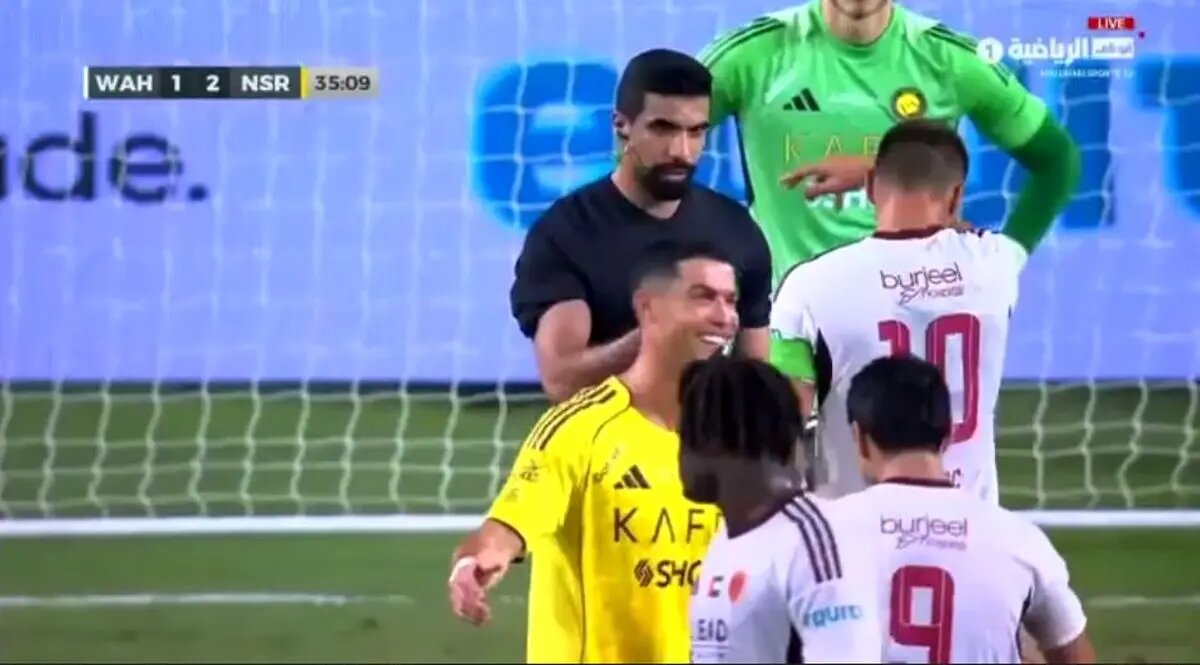 وقتی رونالدو با ستاره ایرانی شوخی می‌کند!