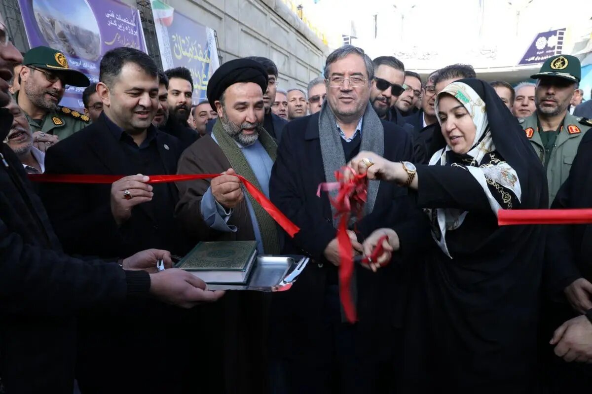 افتتاح زیرگذر شیخ صفیالدین اورموی در ارومیه/زیر گذر مادر کلنگ زنی شد