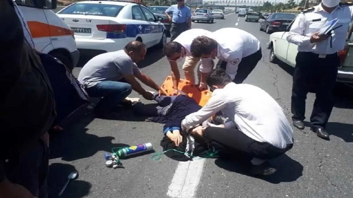 مرگ عابرپیاده بر اثر برخورد با خودرو در اراک