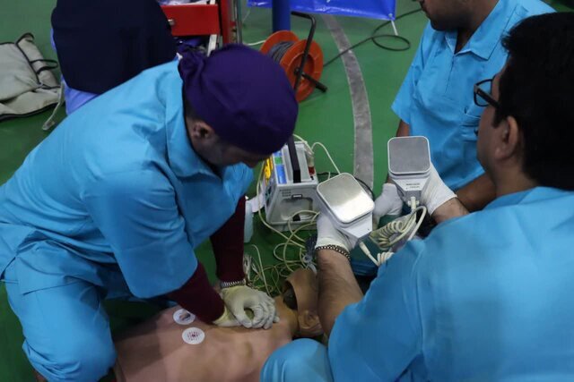 مسابقات مهارتی طب رزم نداجا در رشت برگزار شد 