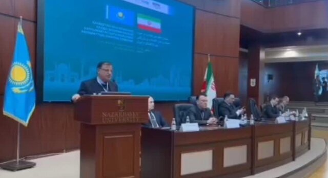 استاندار گلستان در سفر هیئت دولت به قزاقستان، ظرفیت‌های اقتصادی استان را معرفی کرد