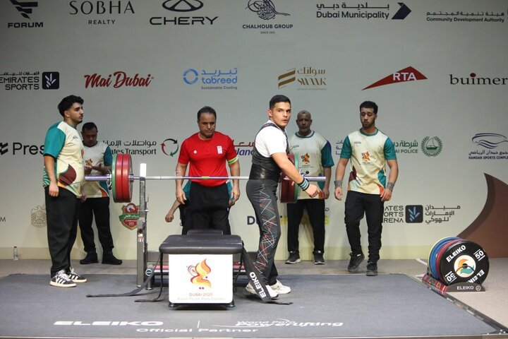 پاراوزنه بردار ایران در دسته ٨٠ کیلوگرم نایب قهرمان شد