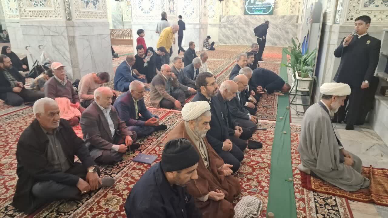 گرامیداشت یاد و خاطره شهدا در حرم رضوی به مناسبت میلاد حضرت فاطمه زهرا (س)