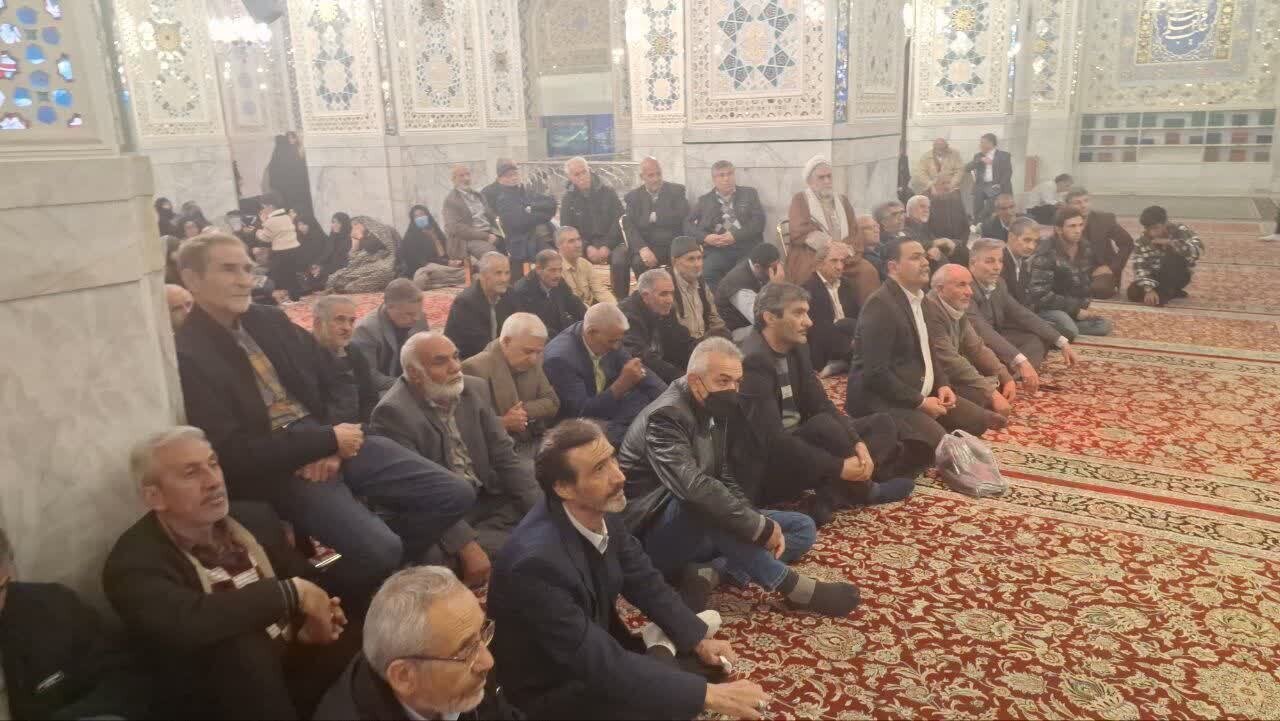 گرامیداشت یاد و خاطره شهدا در حرم رضوی به مناسبت میلاد حضرت فاطمه زهرا (س)