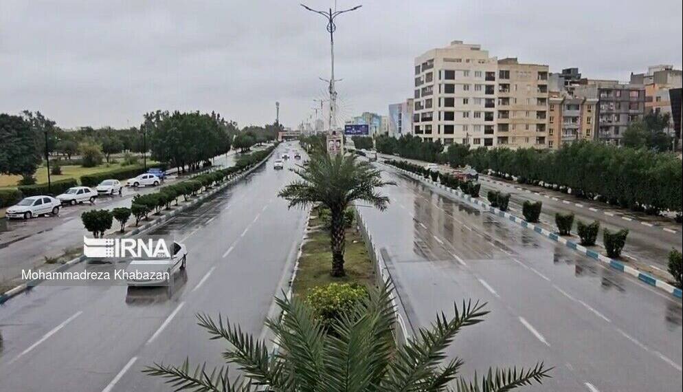 تداوم فعالیت سامانه بارشی در بوشهر تا صبح شنبه