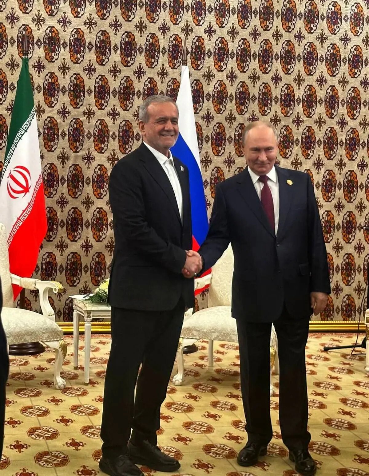 دیدار روسای جمهور ایران و روسیه