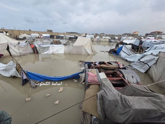 حماس: ویرانی در غزه در نتیجه طوفان امتداد نسلکشی اسرائیل است