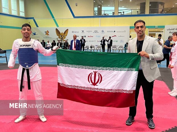 صید اولین طلای پاراتکواندو توسط امیرحسین علیزاده