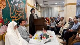 برگزاری سه جشن میلاد حضرت فاطمه (س) و یک مراسم عقد دانشجویی در کاروان‌های عمره دانشگاهیان + عکس