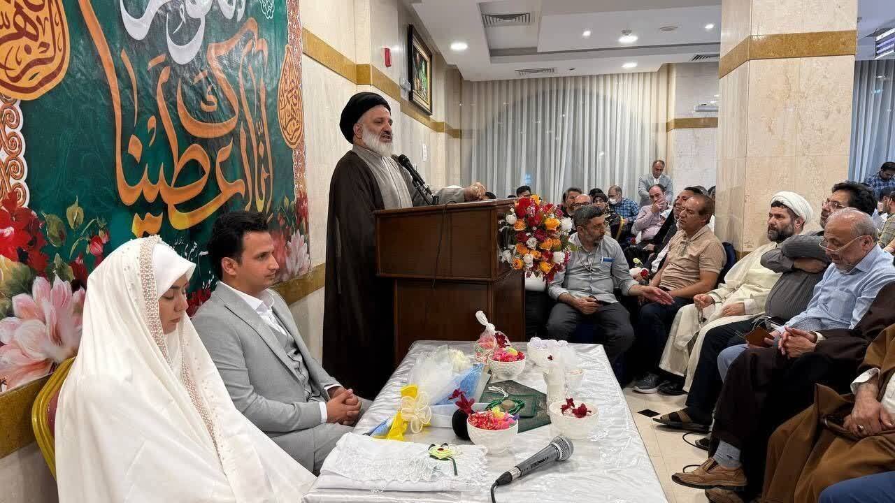 برگزاری سه جشن میلاد حضرت فاطمه (س) و یک مراسم عقد دانشجویی در کاروان‌های عمره دانشگاهیان + عکس