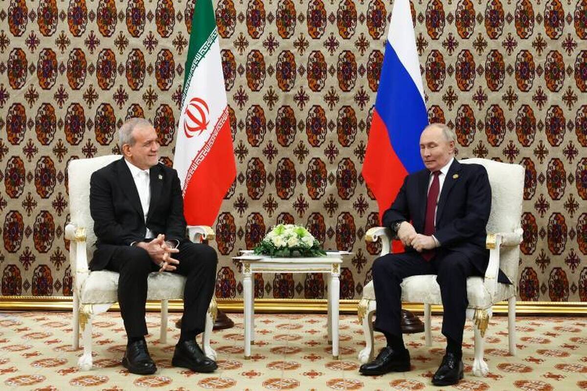 پوتین: موضع ما پشتیبانی از برنامه هستهای ایران در سازمان ملل متحد است/ توسعه مسیر کریدور شمال جنوب را پیگیری خواهیم کرد + فیلم