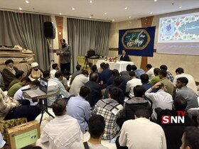 برگزاری مراسم دعای کمیل با حضور کاروان دانشجویی در مدینه منوره+تصاویر