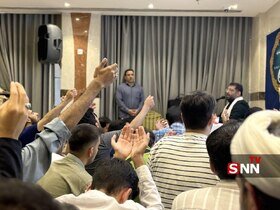 برگزاری مراسم دعای کمیل با حضور کاروان دانشجویی در مدینه منوره+تصاویر